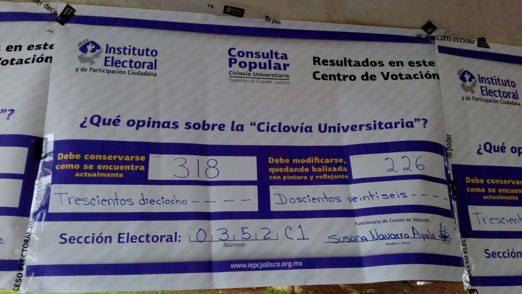 Consulta Popular Ciclovía Universitaria