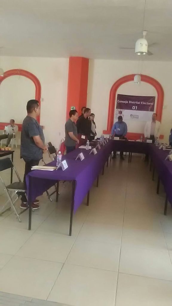 Sesiones de Consejos Distritales