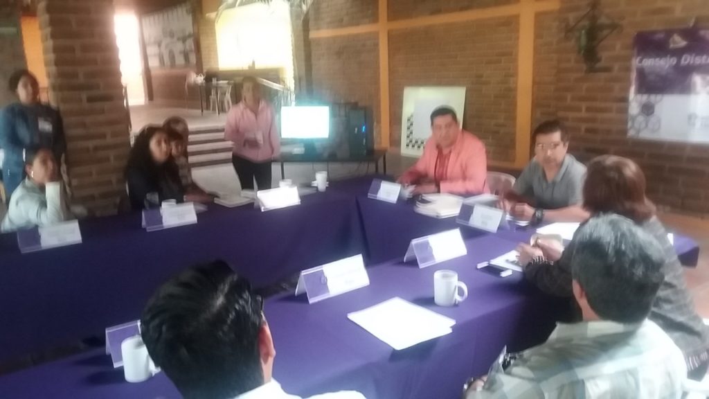 Sesiones de Consejos Distritales
