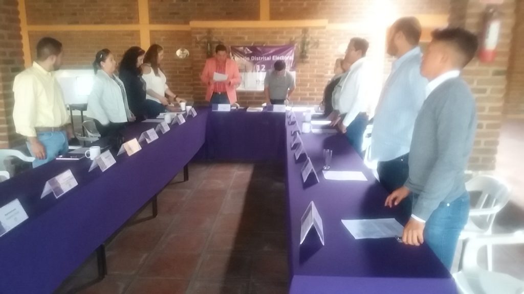 Sesiones de Consejos Distritales