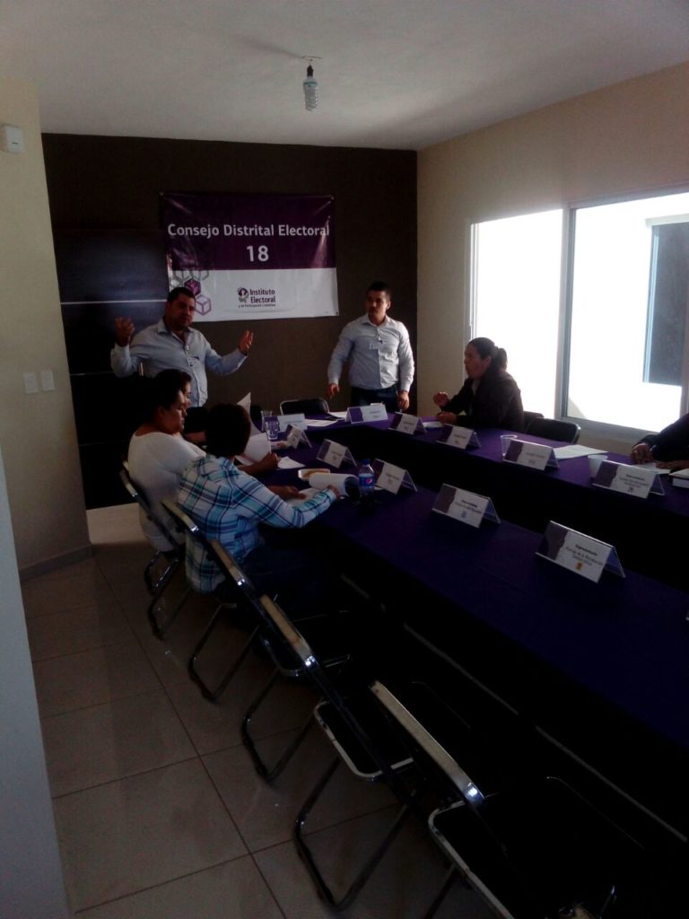 Sesiones de Consejos Distritales